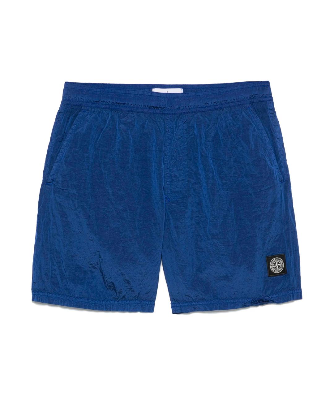 STONE ISLAND Синие плавки, фото 1