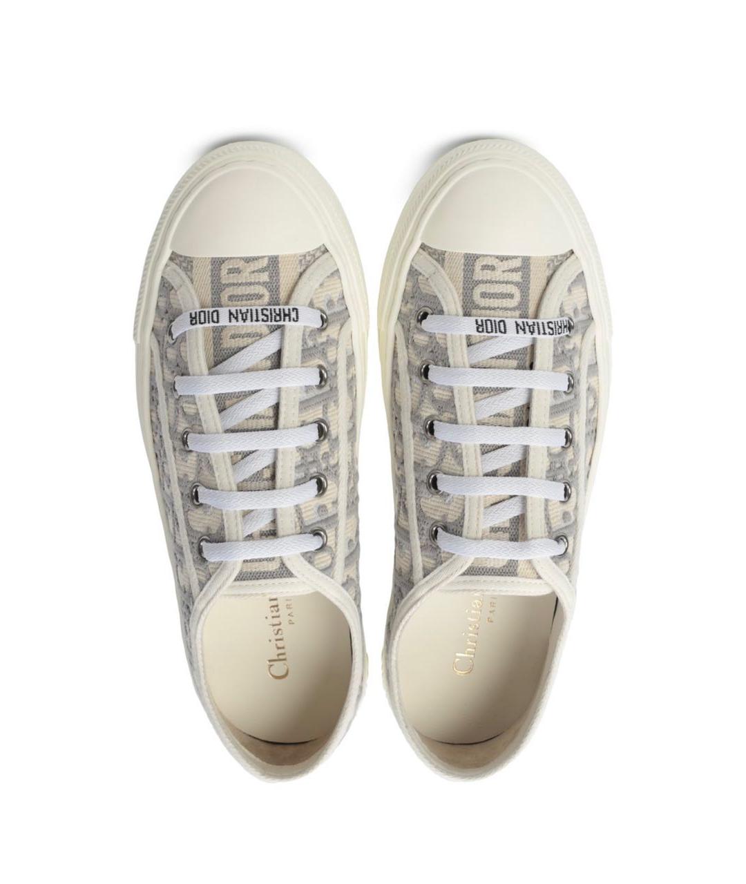CHRISTIAN DIOR Бежевые кеды, фото 4