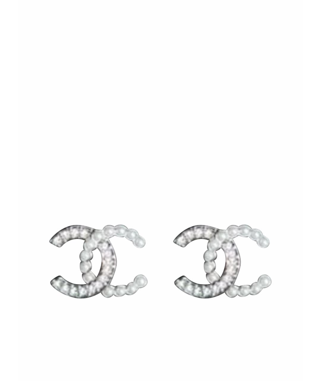 CHANEL Серебряные серебряные серьги, фото 1
