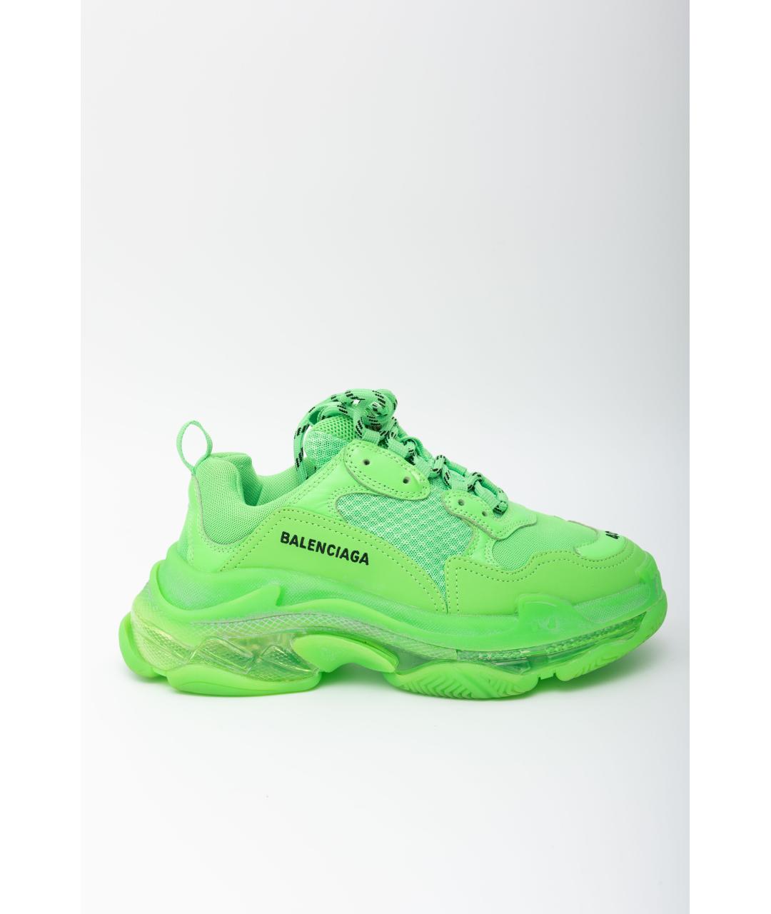BALENCIAGA Салатовые кроссовки, фото 8
