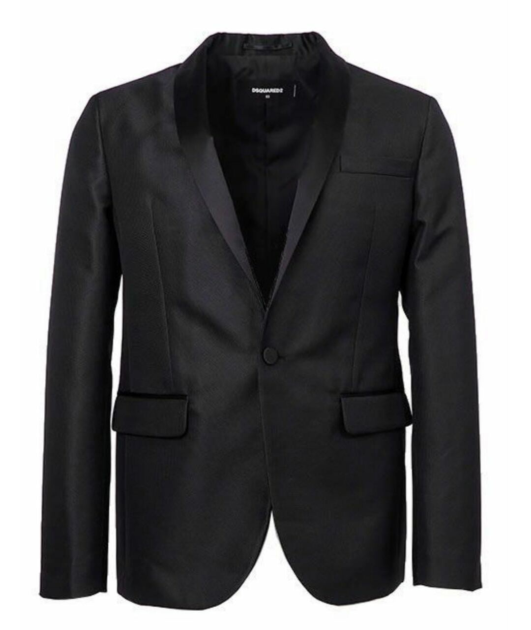 DSQUARED2 Черный шерстяной пиджак, фото 1