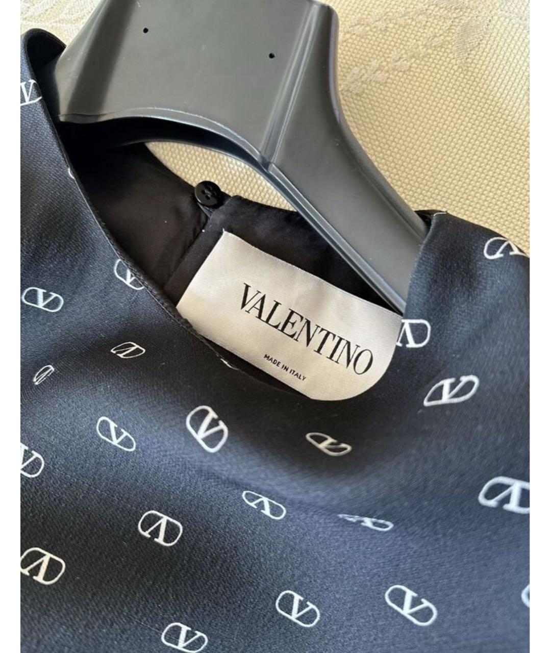 VALENTINO Черное коктейльное платье, фото 3