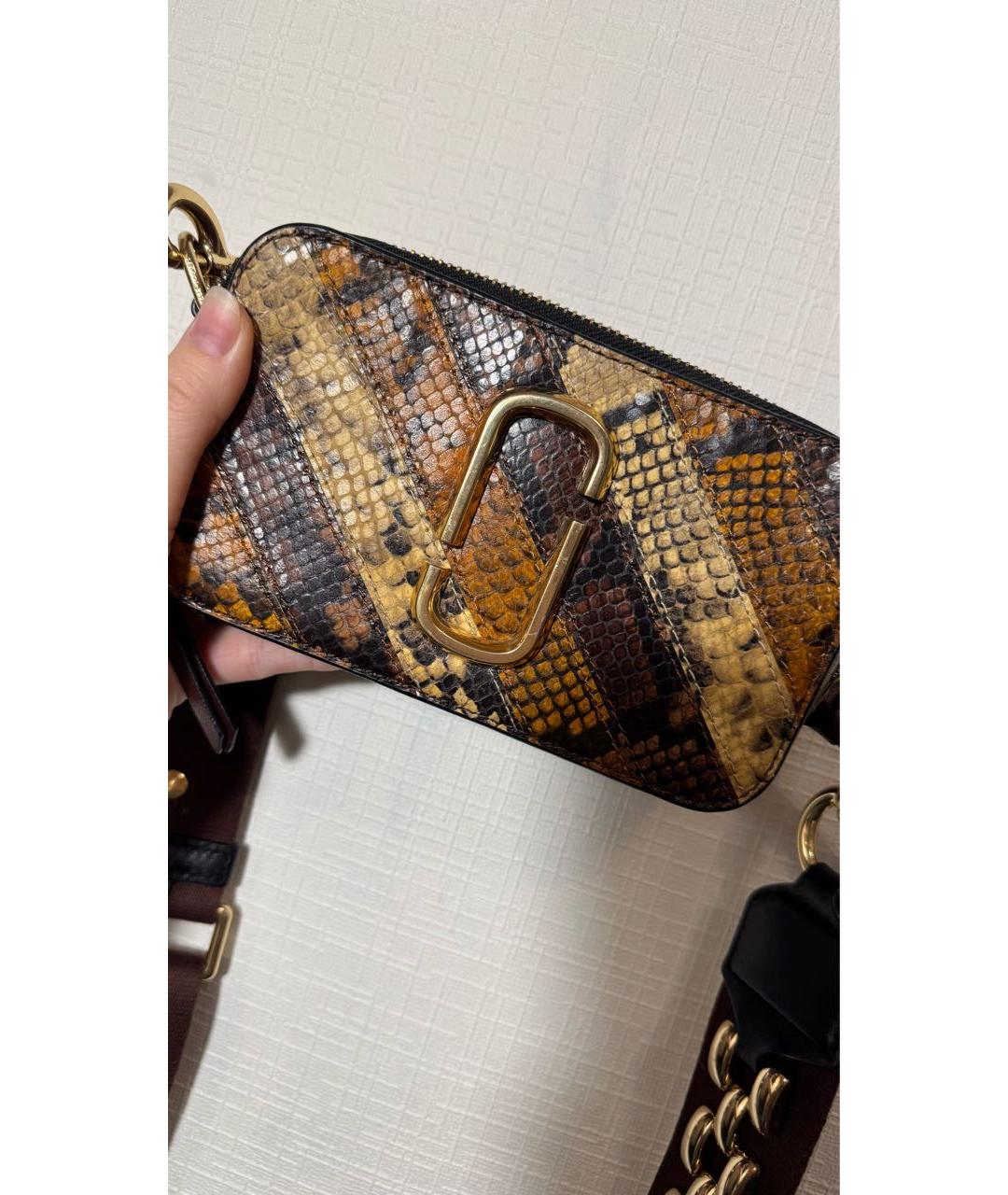MARC JACOBS Коричневая кожаная сумка через плечо, фото 2