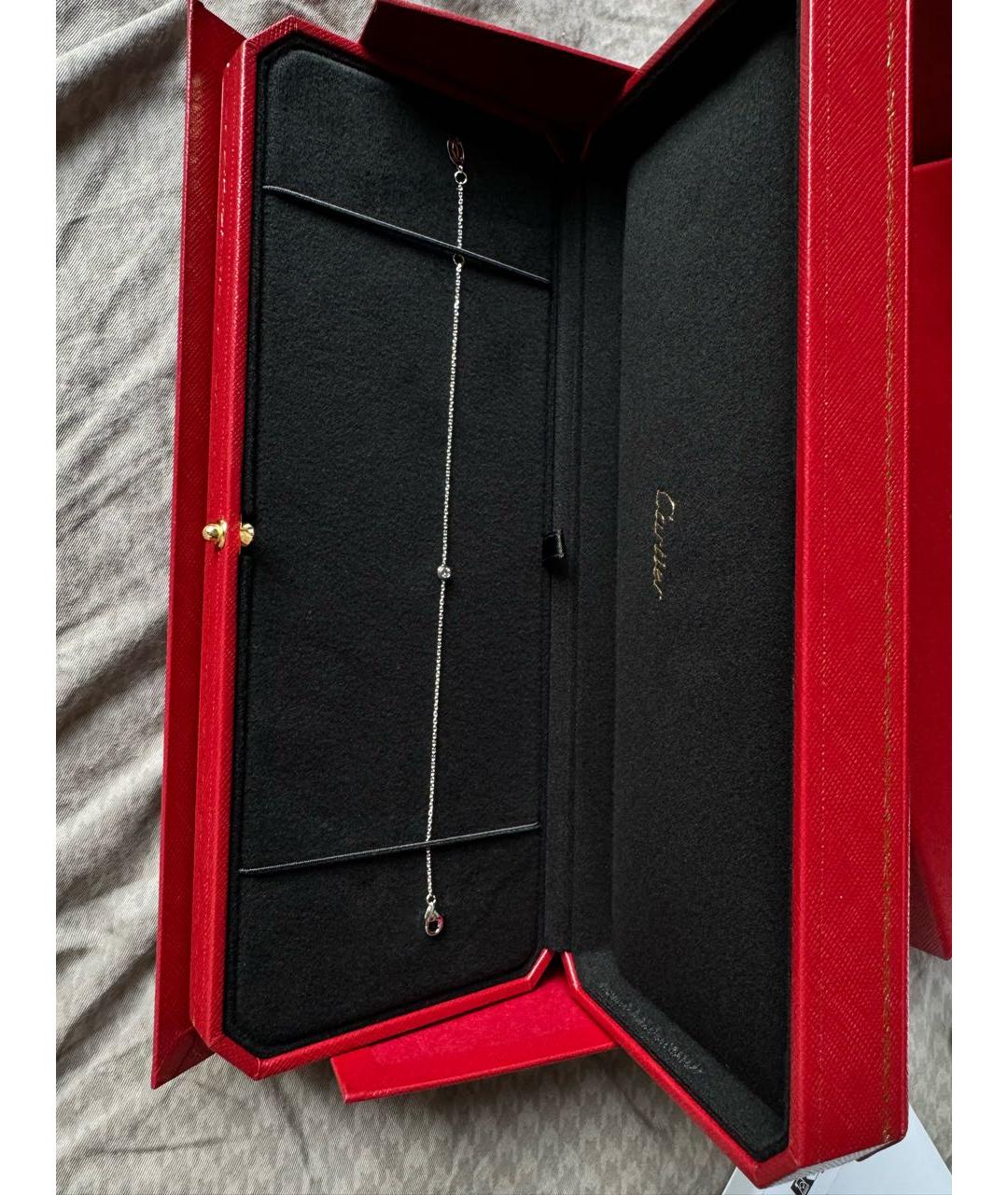 CARTIER Белый браслет из белого золота, фото 2