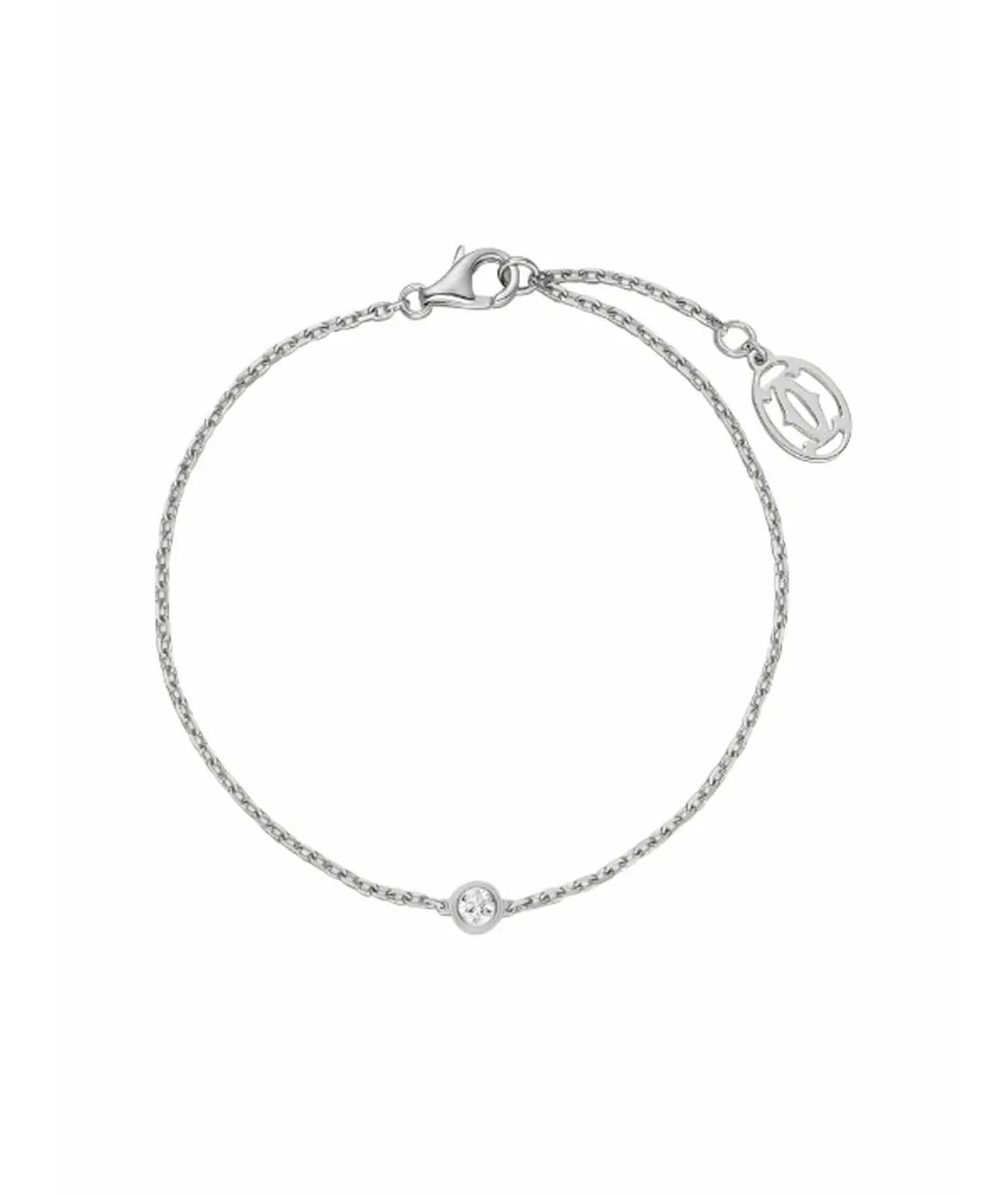 CARTIER Белый браслет из белого золота, фото 4