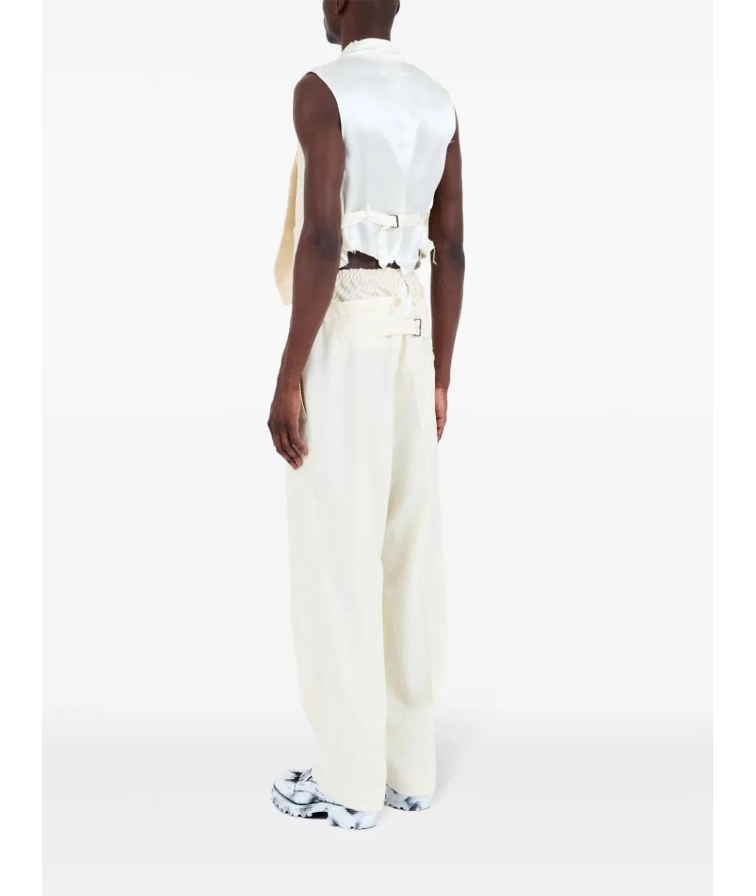 MAISON MARGIELA Бежевый шерстяной жилет, фото 5