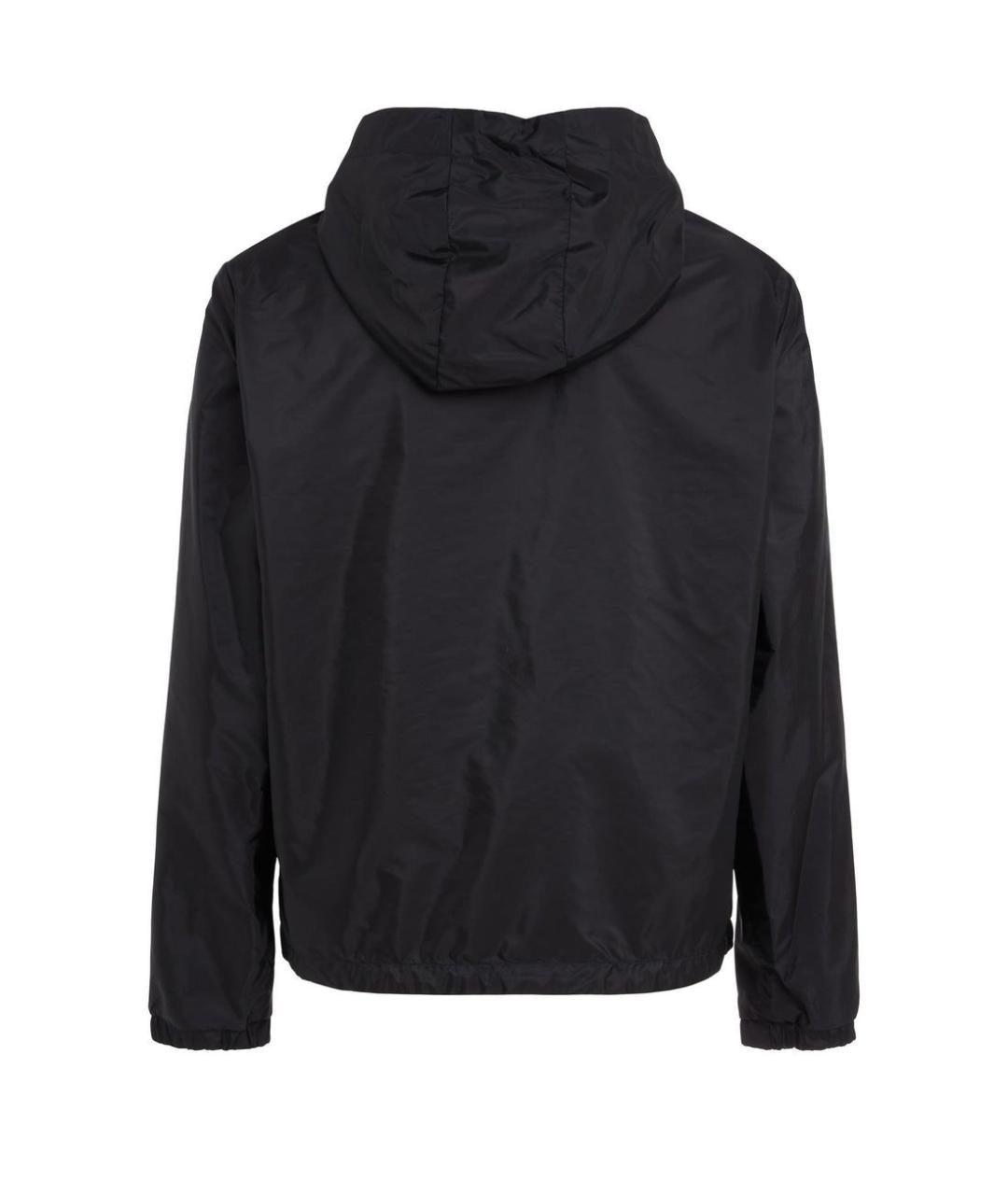MONCLER Черная полиэстеровая куртка, фото 2