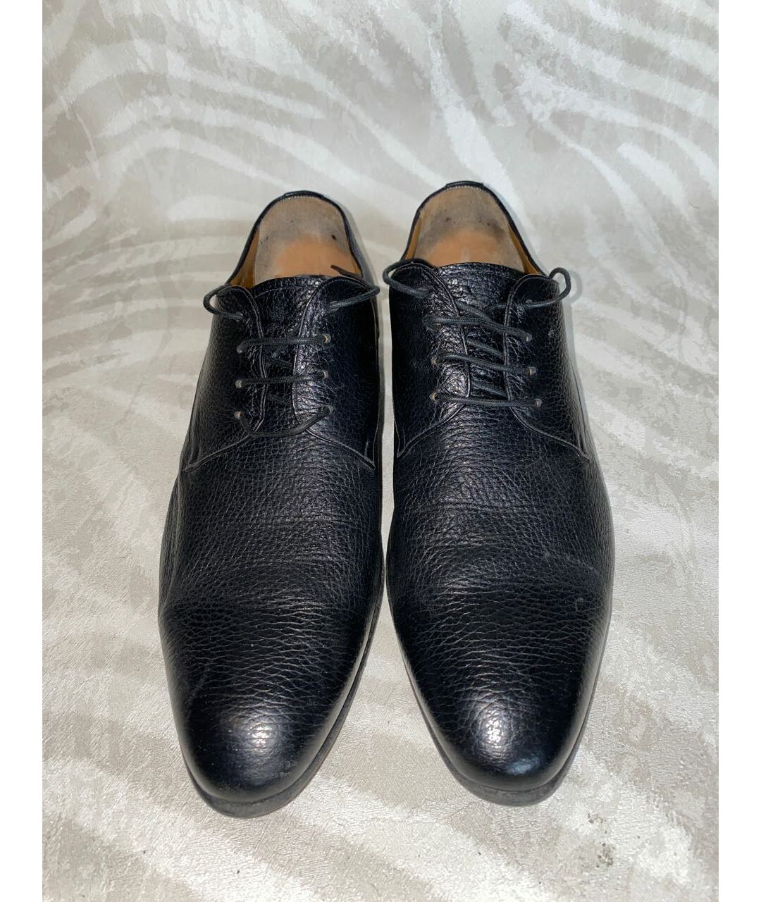 BARRETT Черные кожаные туфли, фото 2