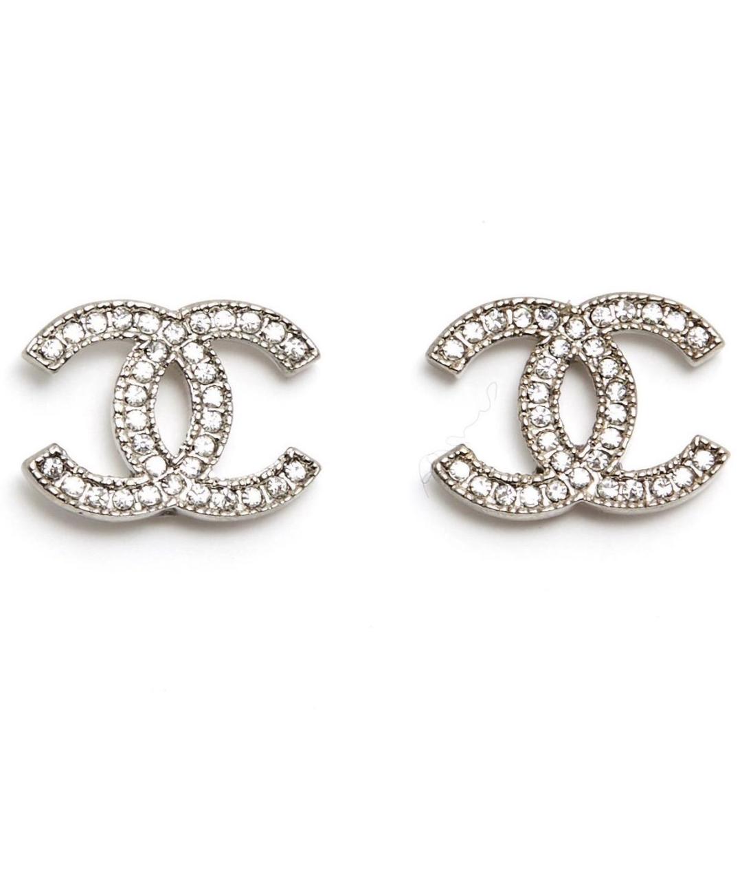 CHANEL Серебряные серьги, фото 1