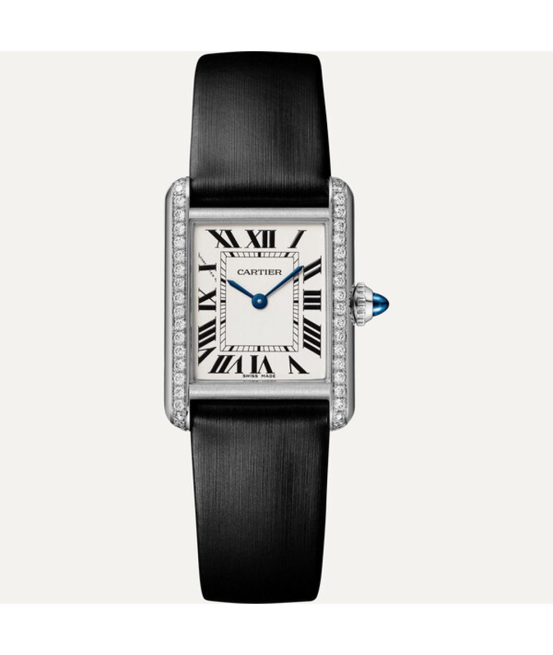 CARTIER Черные часы, фото 6