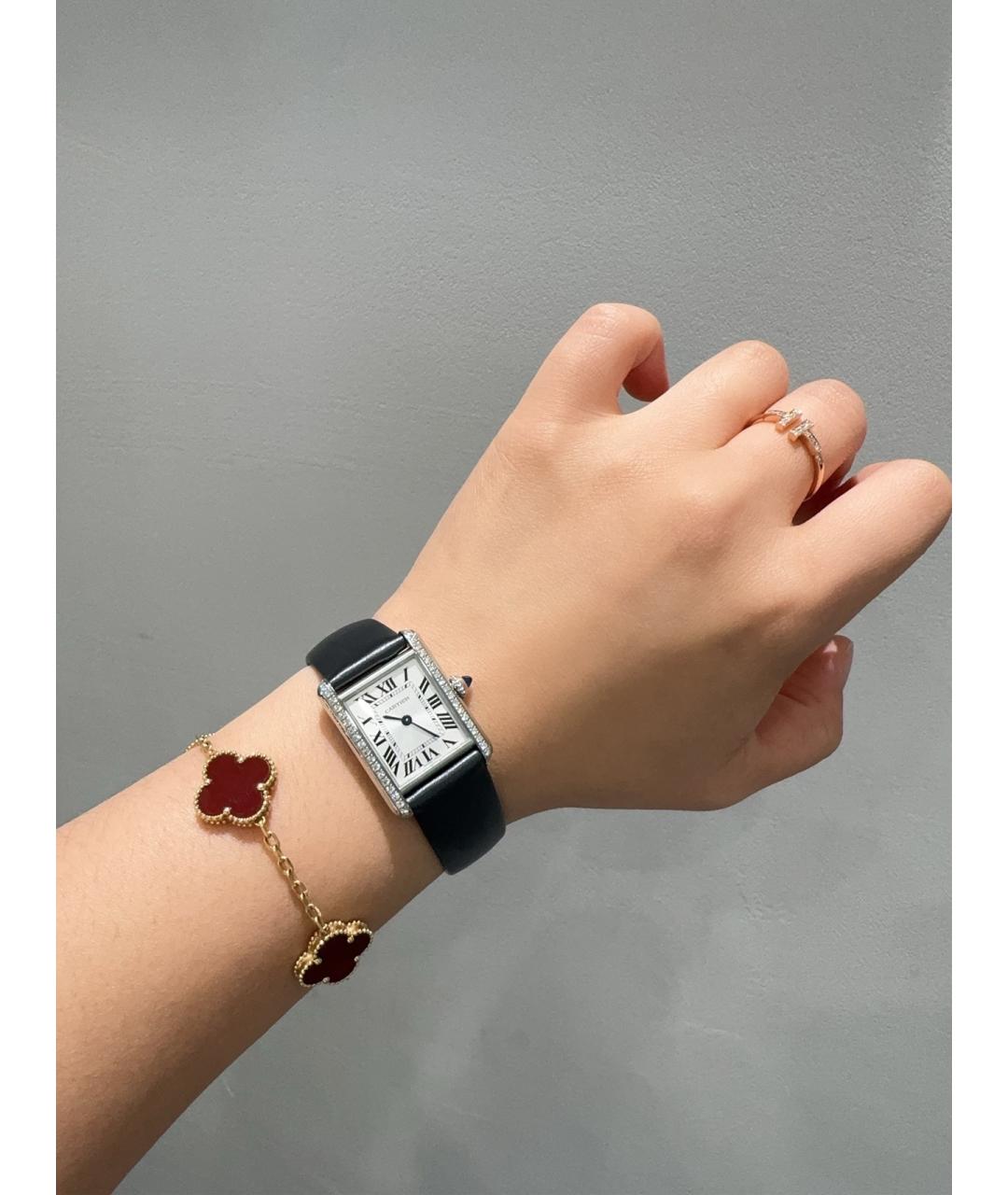 CARTIER Черные часы, фото 3