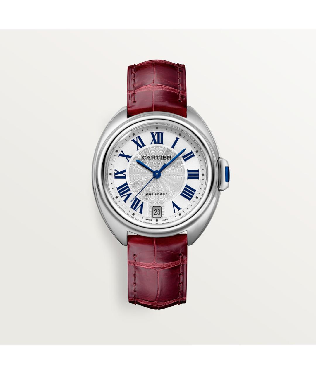 CARTIER Красные часы, фото 9