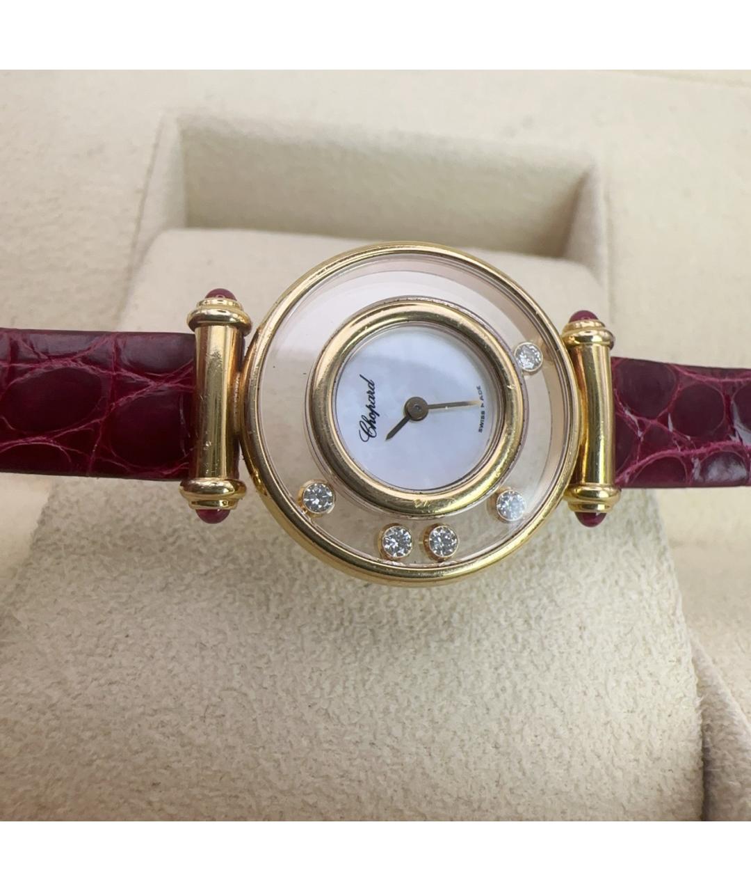 CHOPARD Белые часы из розового золота, фото 6