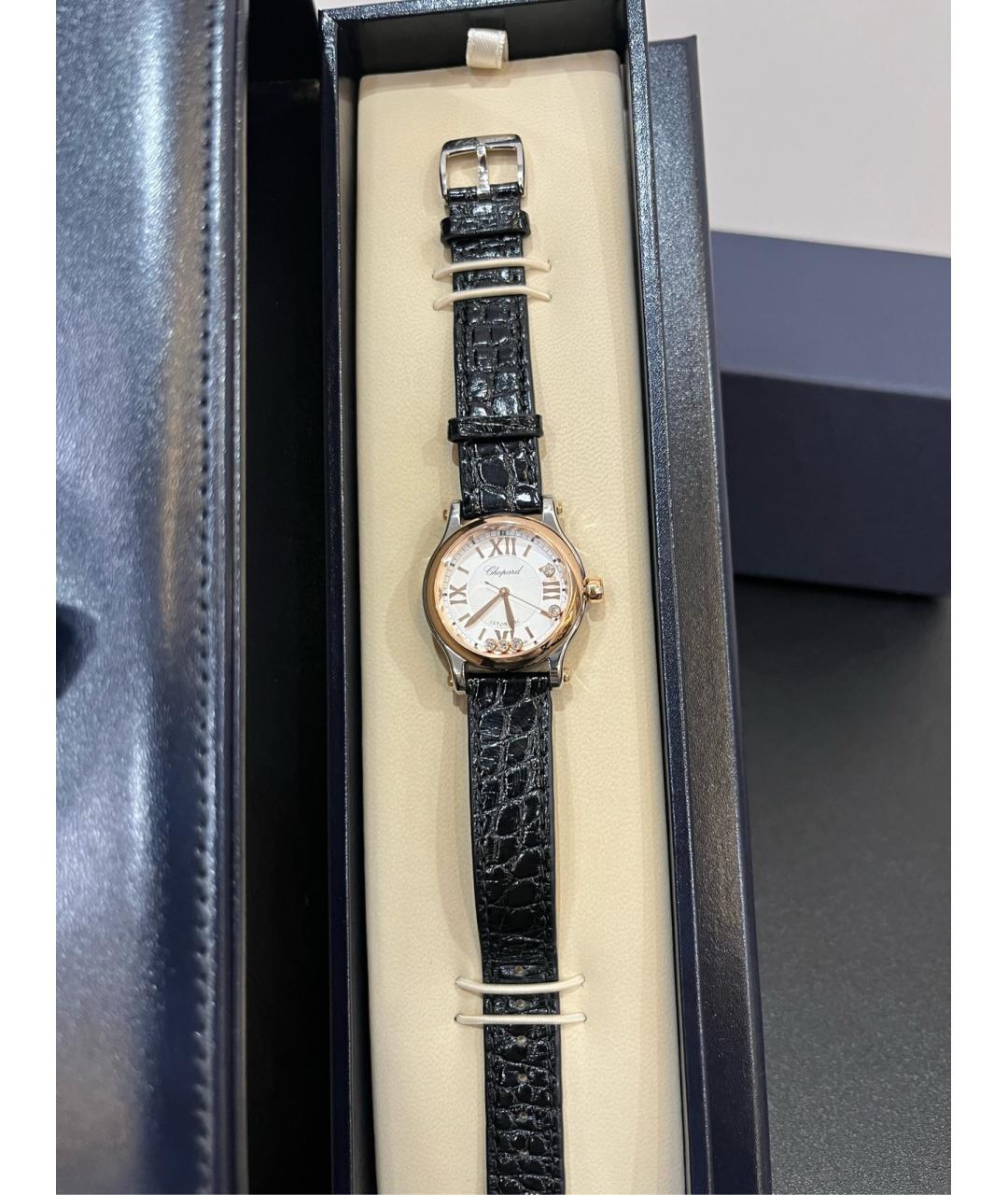 CHOPARD Белые металлические часы, фото 2