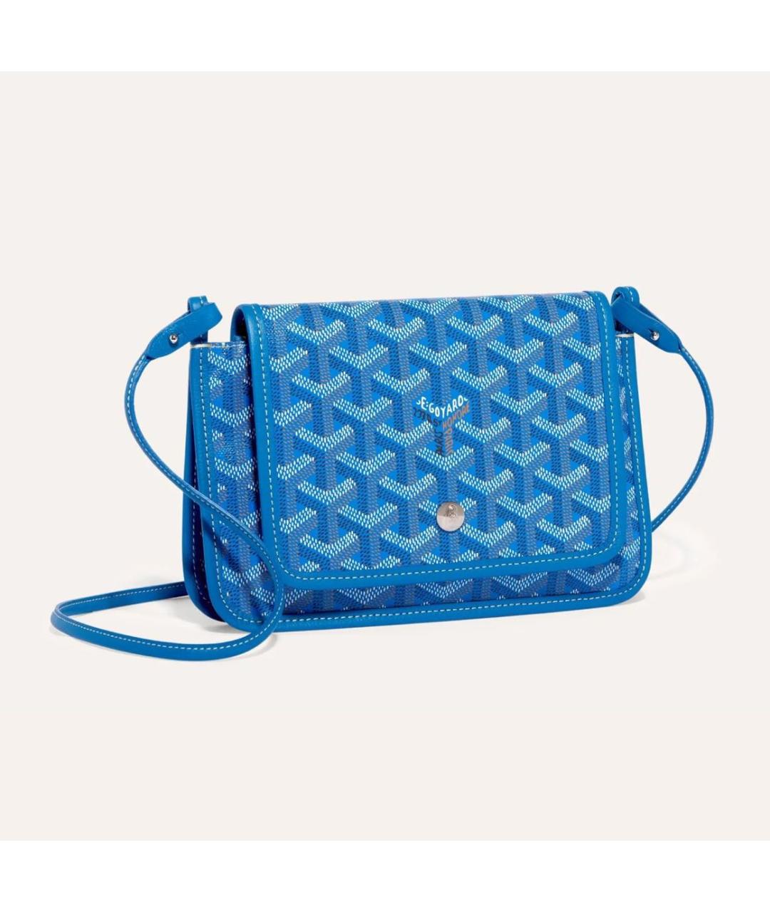 GOYARD Голубая сумка через плечо, фото 3