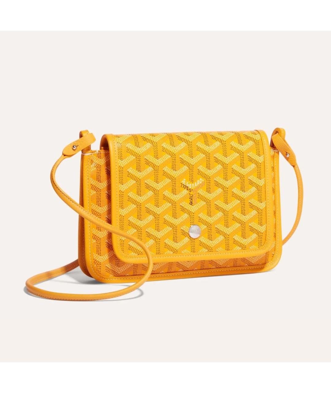 GOYARD Желтая сумка через плечо, фото 3