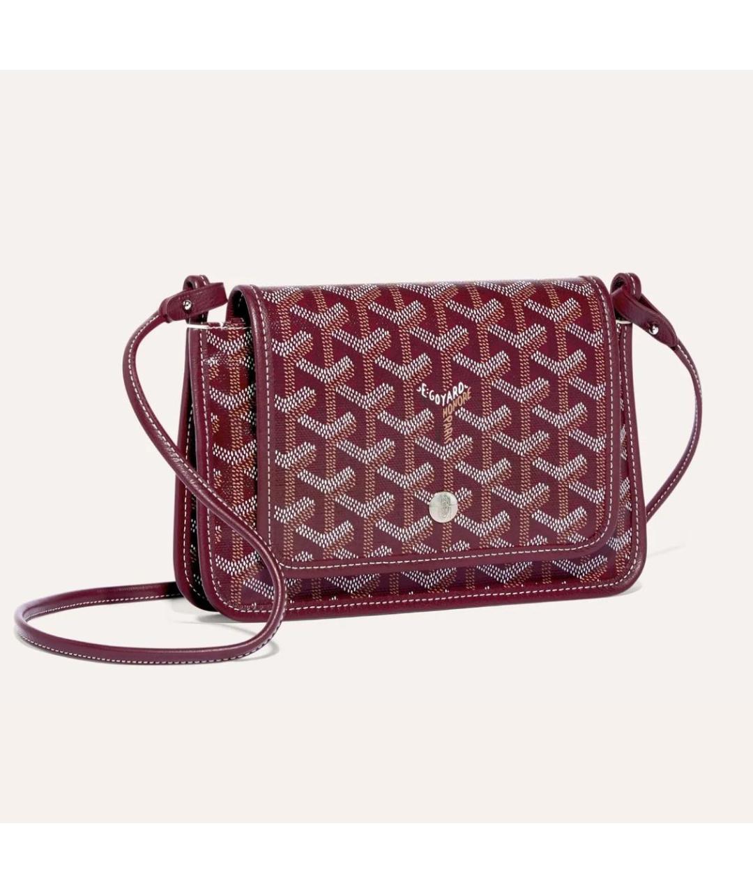 GOYARD Бордовая сумка через плечо, фото 3
