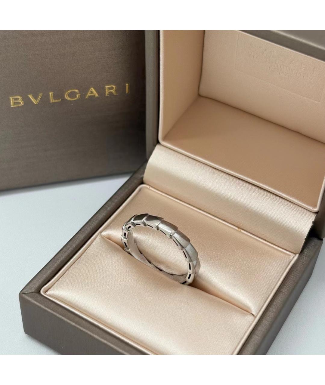 BVLGARI Серебряное кольцо из белого золота, фото 5
