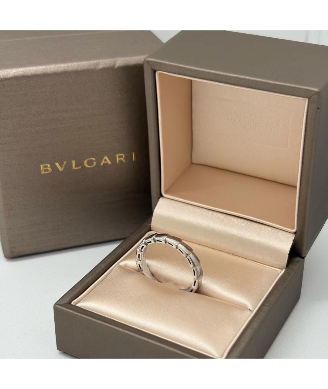 BVLGARI Серебряное кольцо из белого золота, фото 3