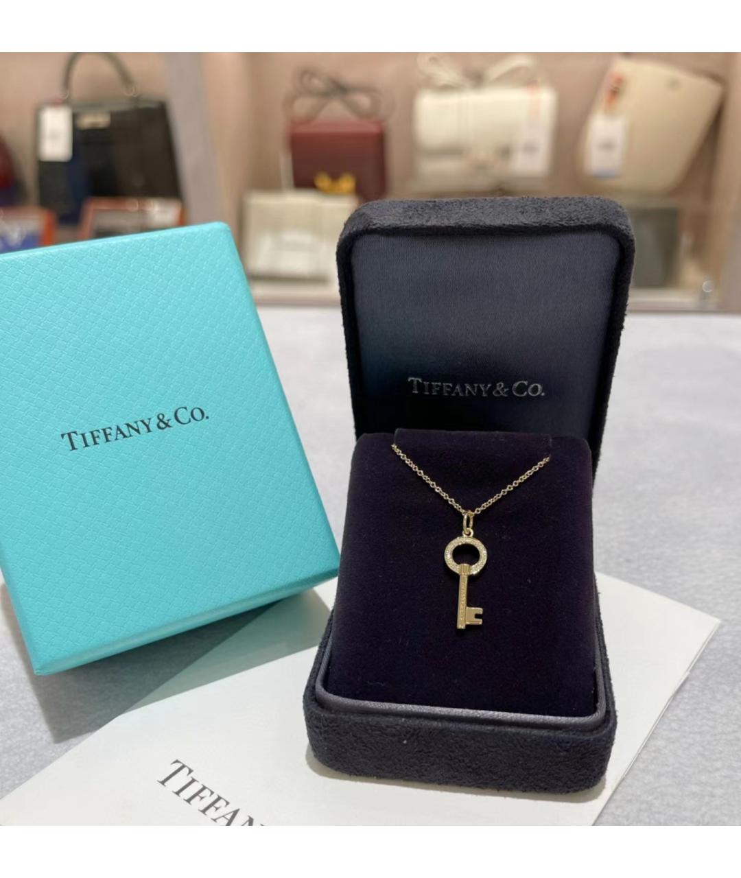 TIFFANY&CO Золотая подвеска из желтого золота, фото 4