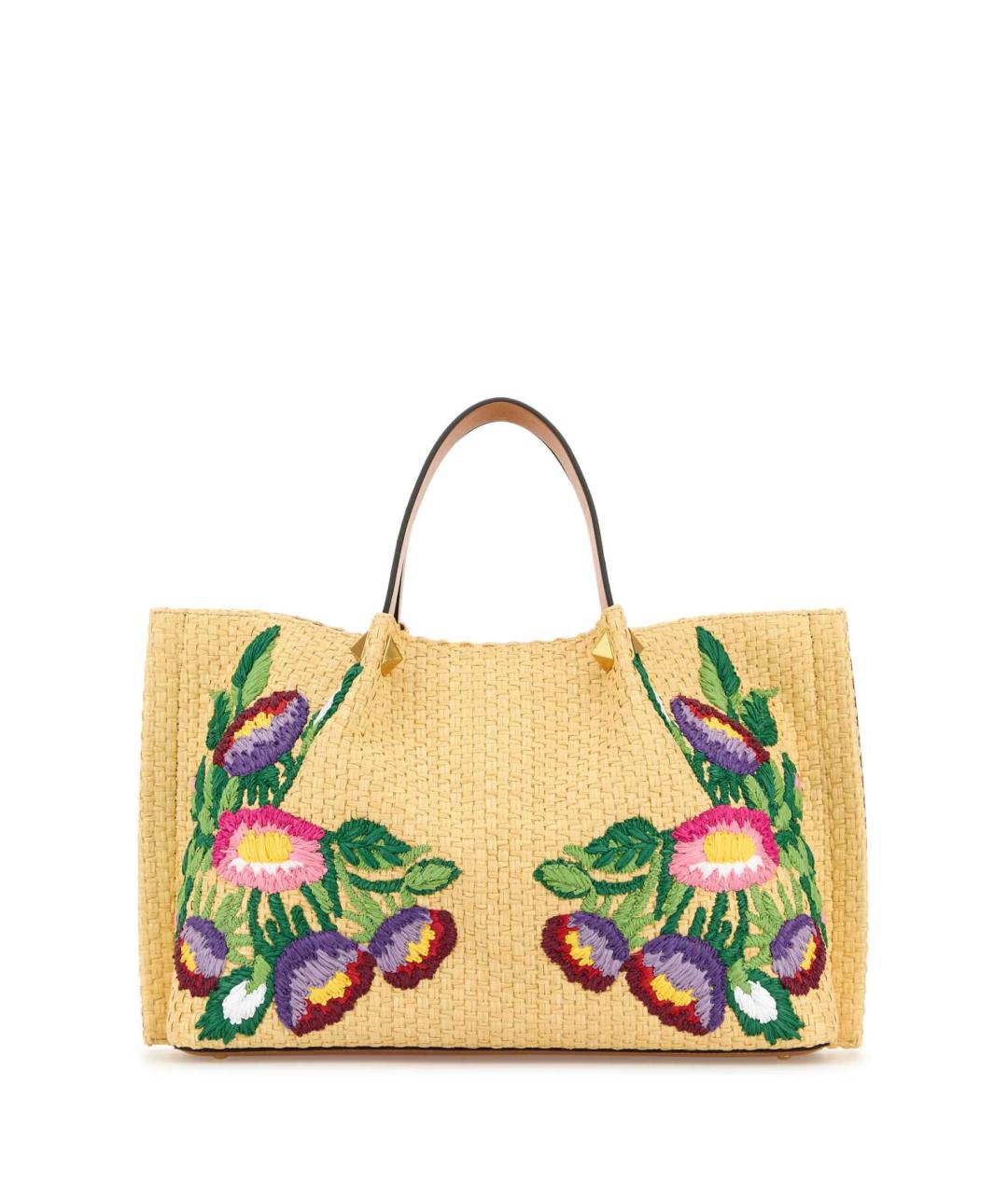 VALENTINO Бежевая сумка тоут, фото 3