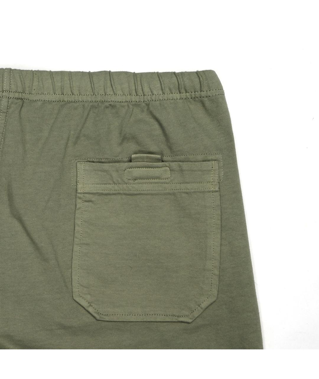STONE ISLAND Хаки хлопковые повседневные брюки, фото 5