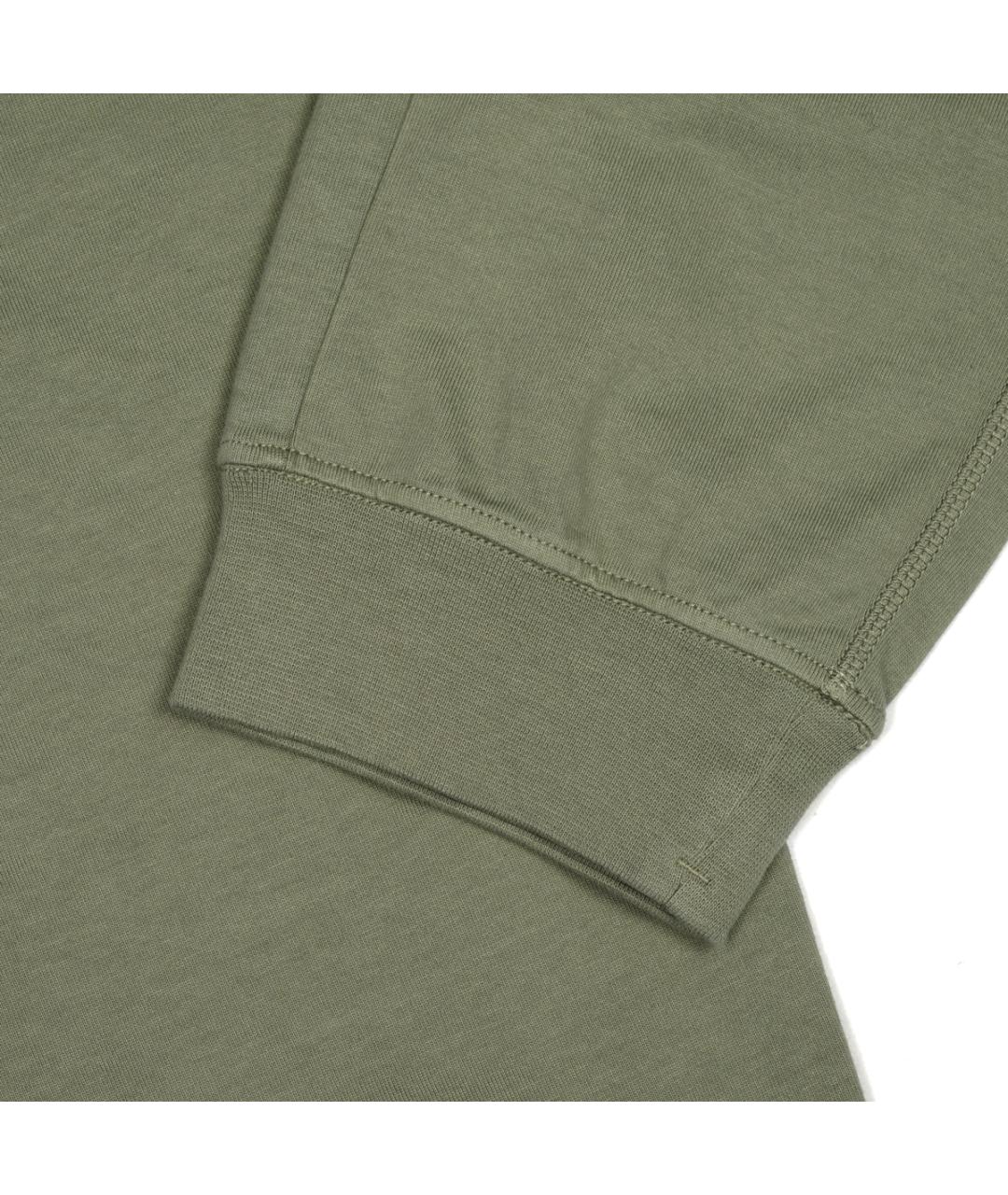 STONE ISLAND Хаки хлопковые повседневные брюки, фото 6