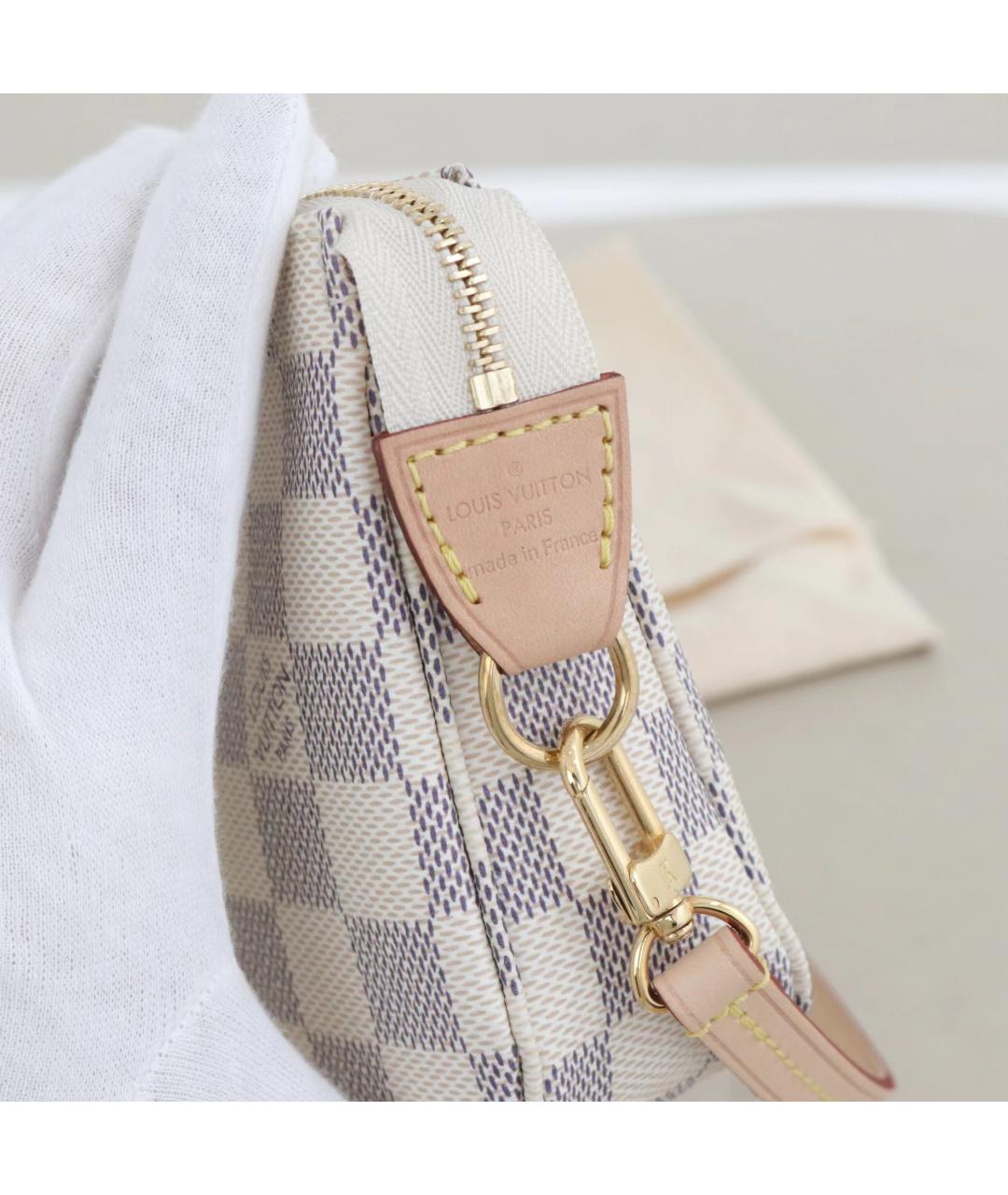 LOUIS VUITTON Белая сумка через плечо, фото 7