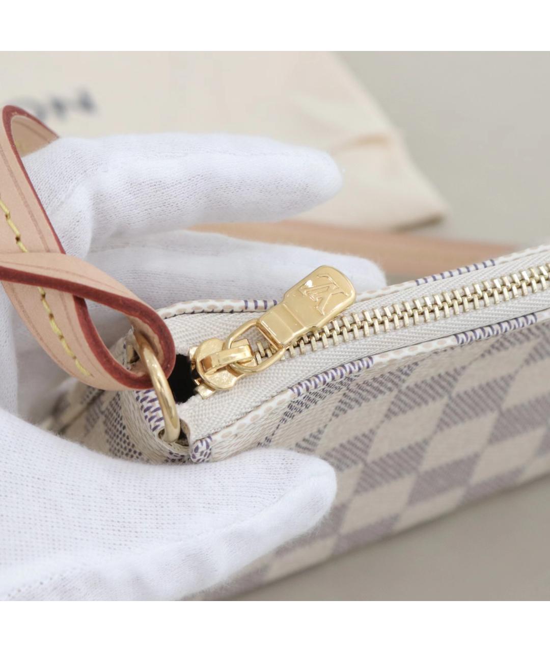 LOUIS VUITTON Белая сумка через плечо, фото 5