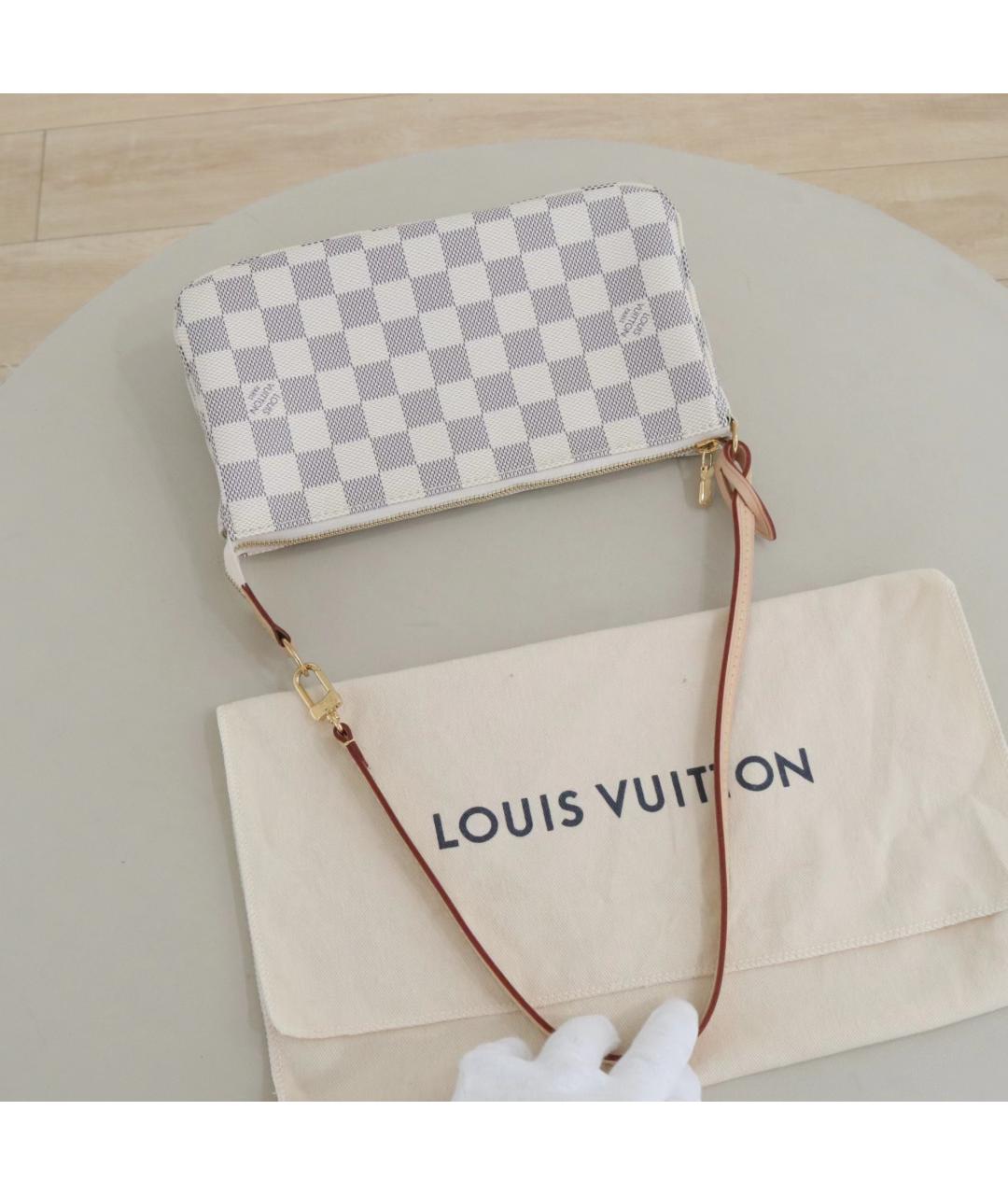 LOUIS VUITTON Белая сумка через плечо, фото 6