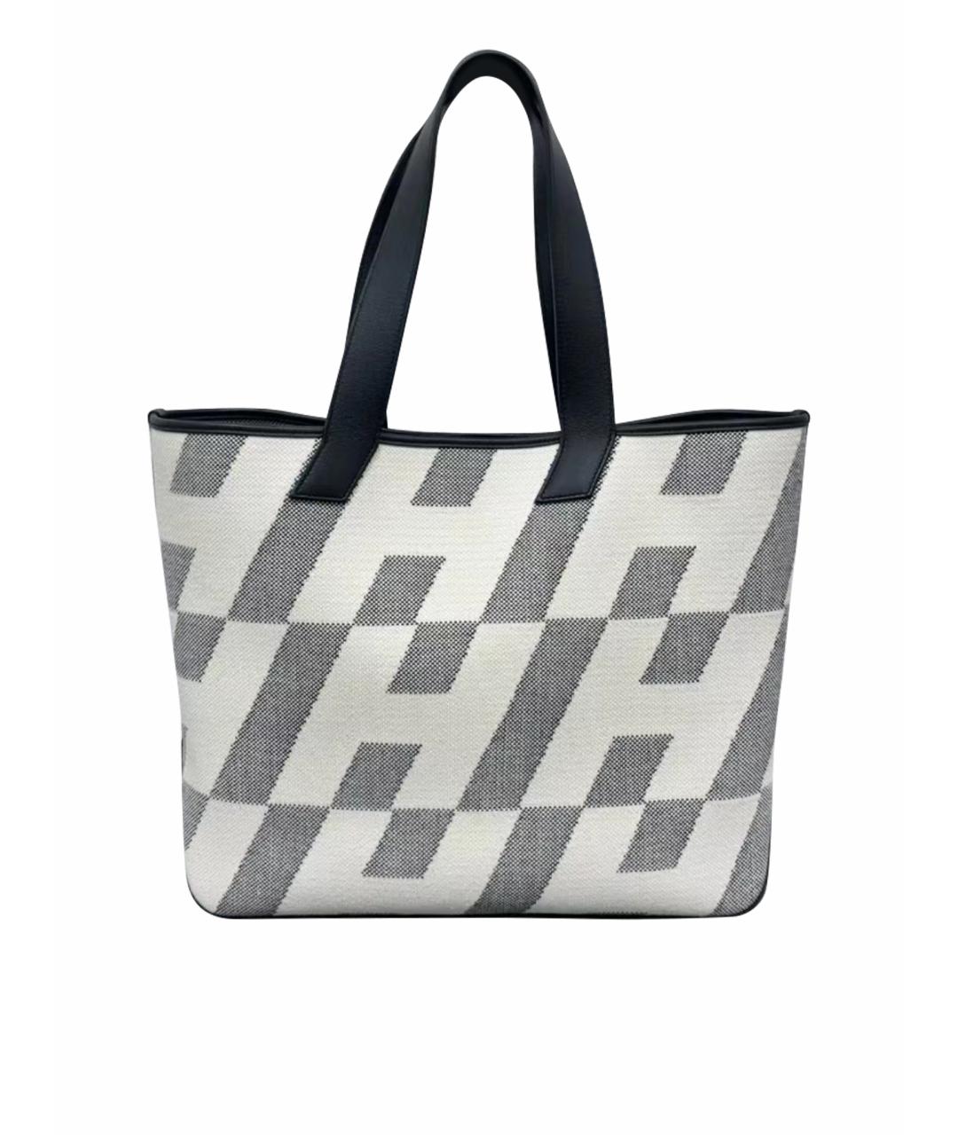 HERMES Белая сумка тоут, фото 1