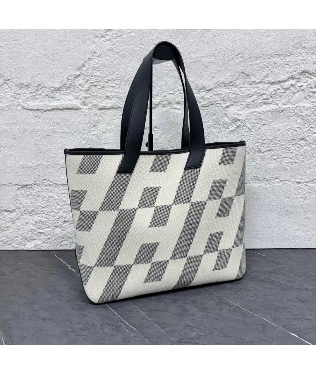 HERMES Белая сумка тоут, фото 2