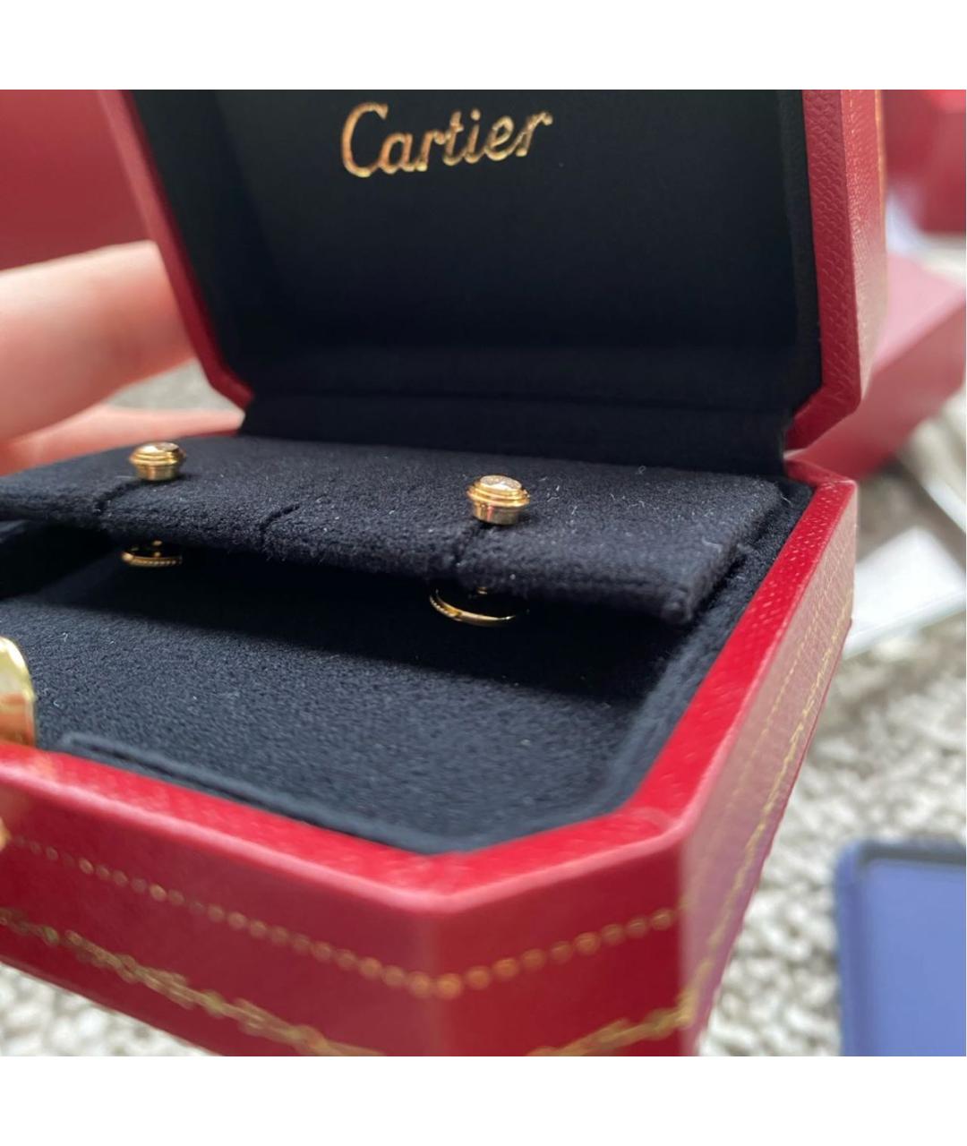 CARTIER Золотые серьги из желтого золота, фото 3