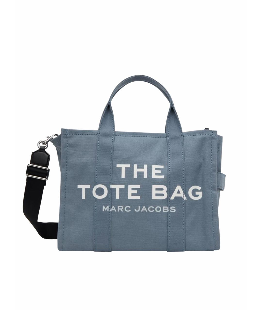 MARC JACOBS Голубая хлопковая сумка тоут, фото 1