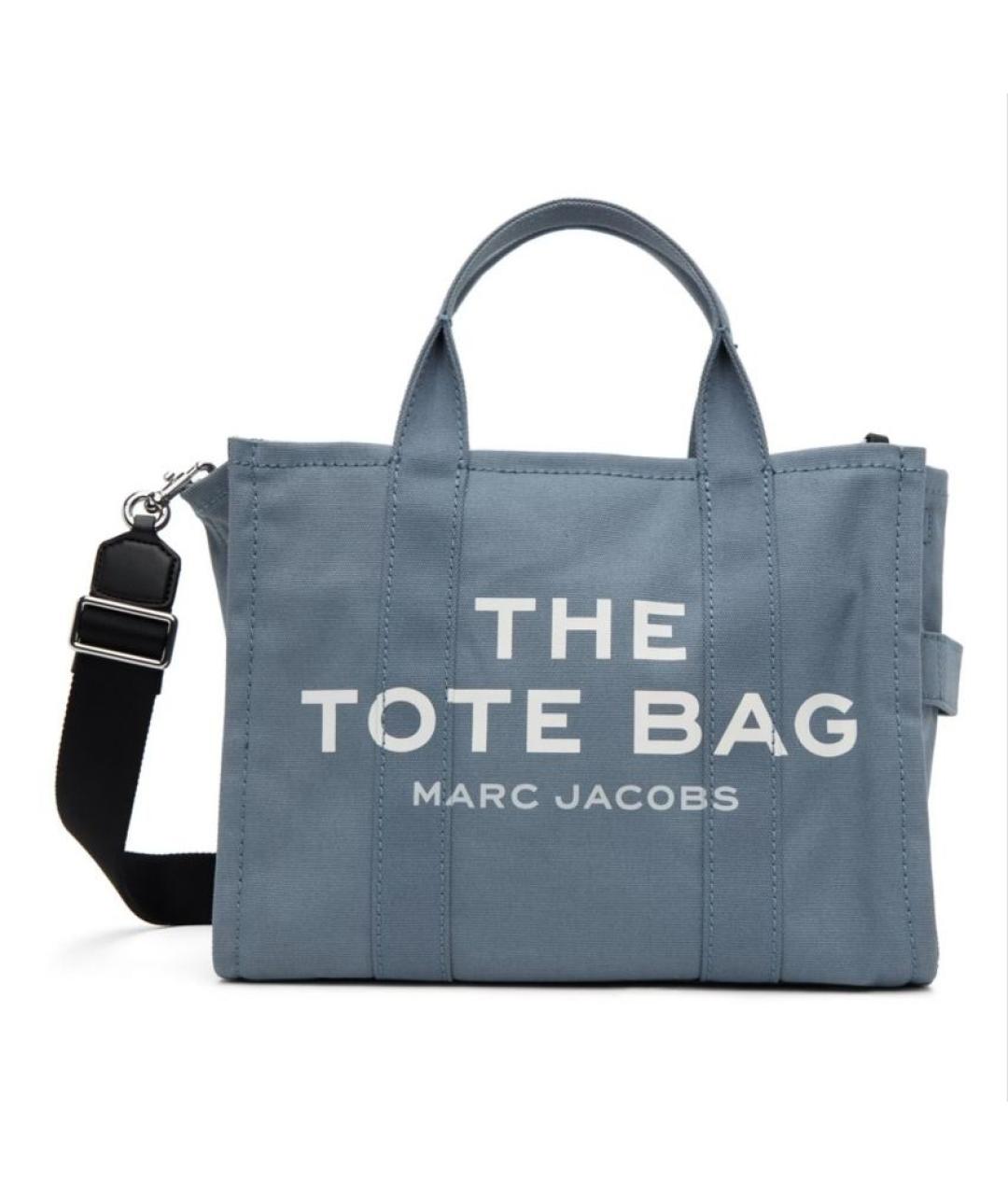 MARC JACOBS Голубая хлопковая сумка тоут, фото 9