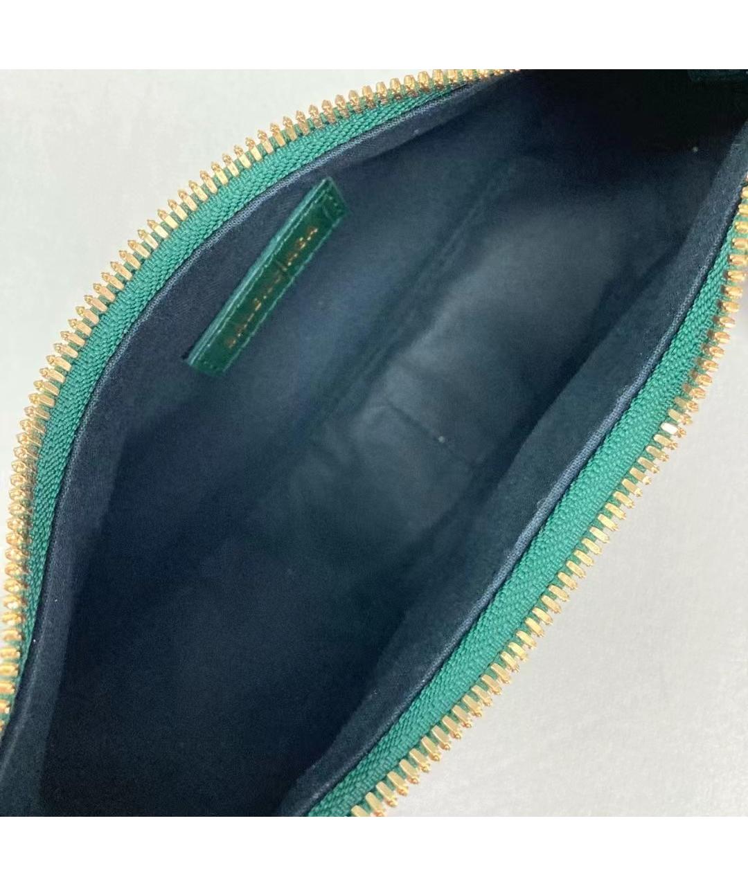 BALENCIAGA Зеленая кожаная сумка через плечо, фото 7