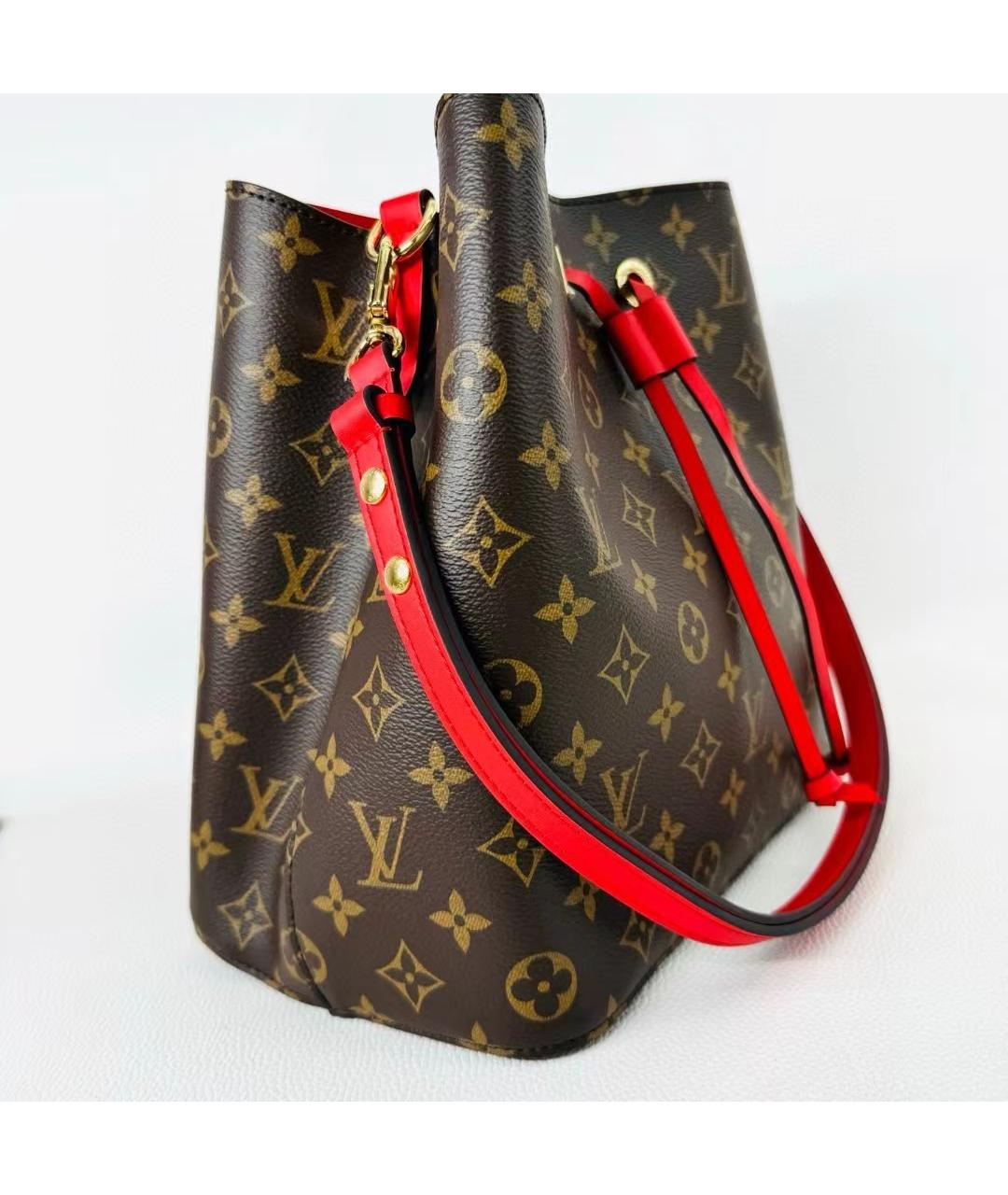 LOUIS VUITTON Коричневая сумка через плечо, фото 5