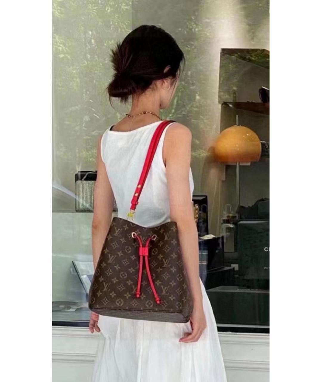 LOUIS VUITTON Коричневая сумка через плечо, фото 6