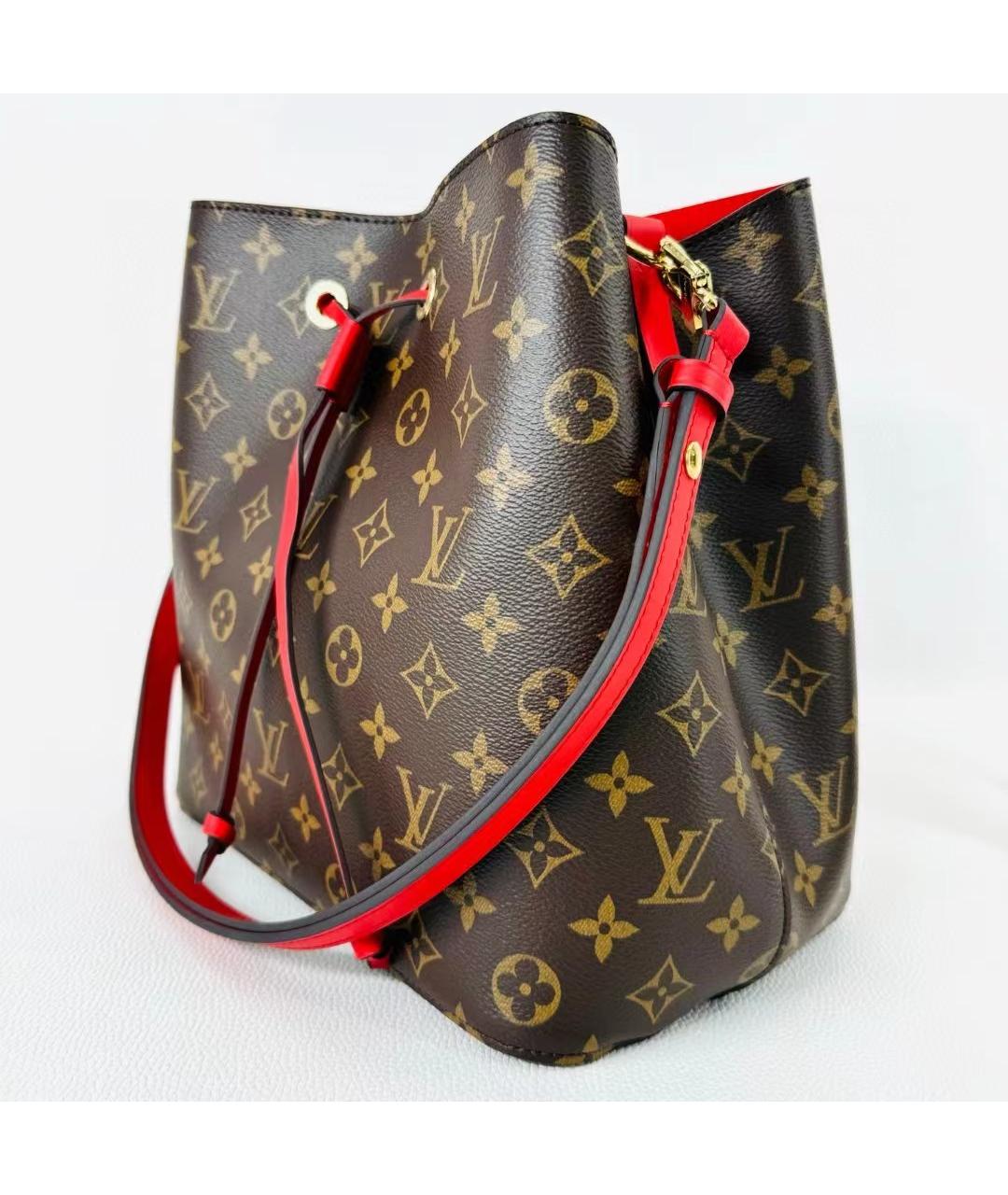 LOUIS VUITTON Коричневая сумка через плечо, фото 8