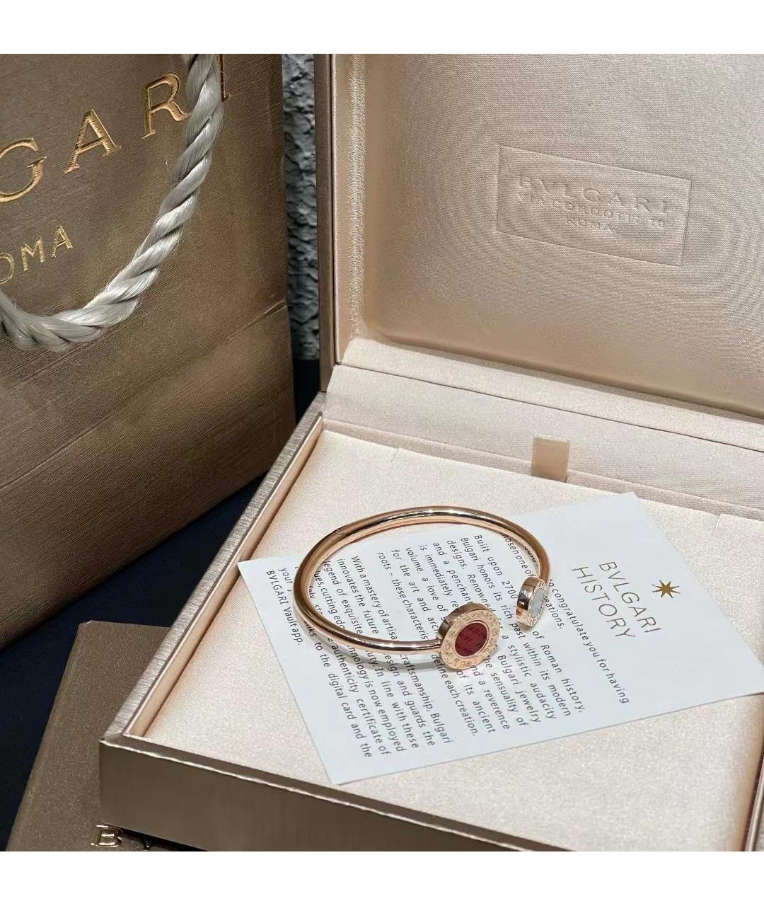 BVLGARI Золотой браслет из розового золота, фото 3