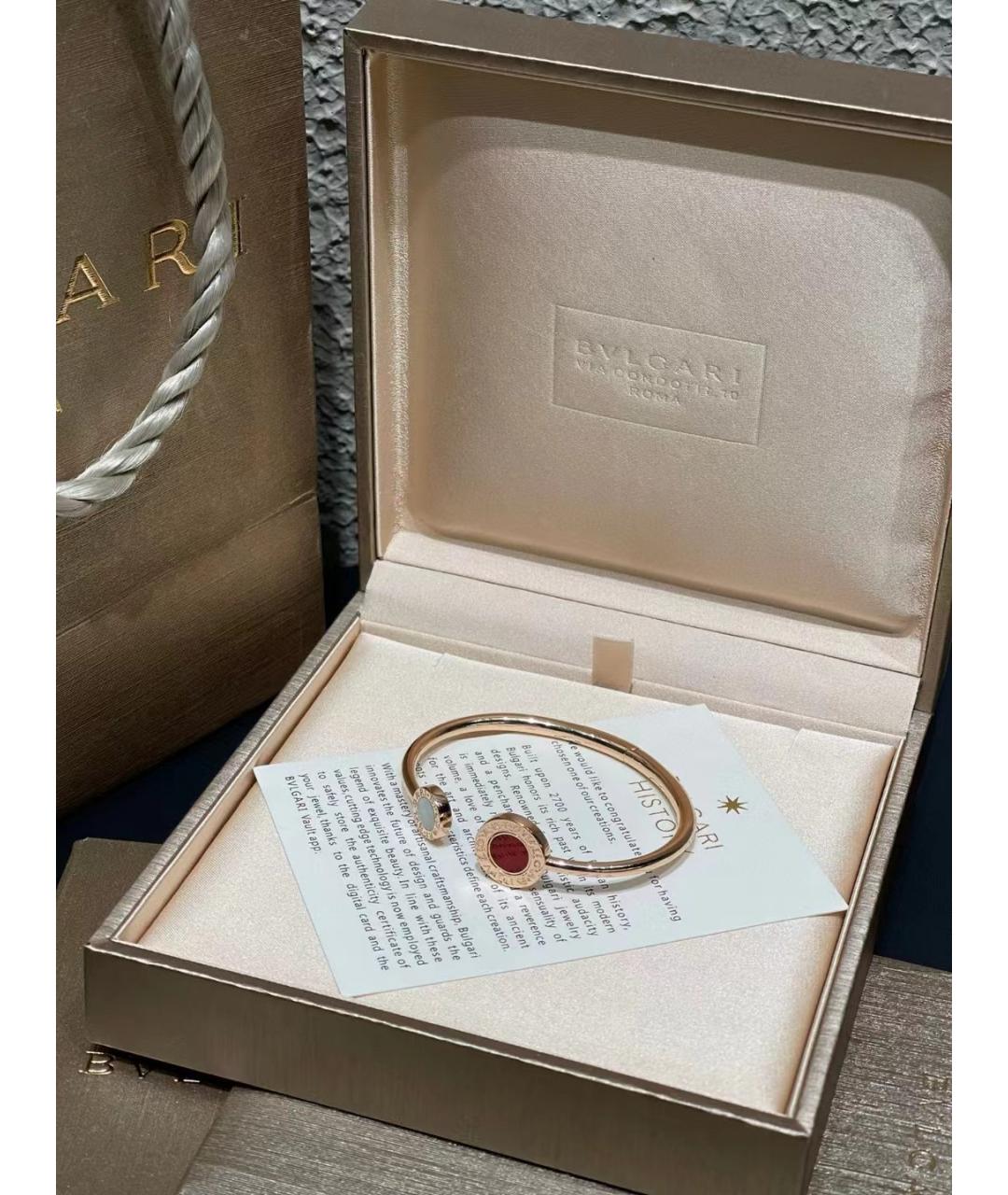 BVLGARI Золотой браслет из розового золота, фото 5