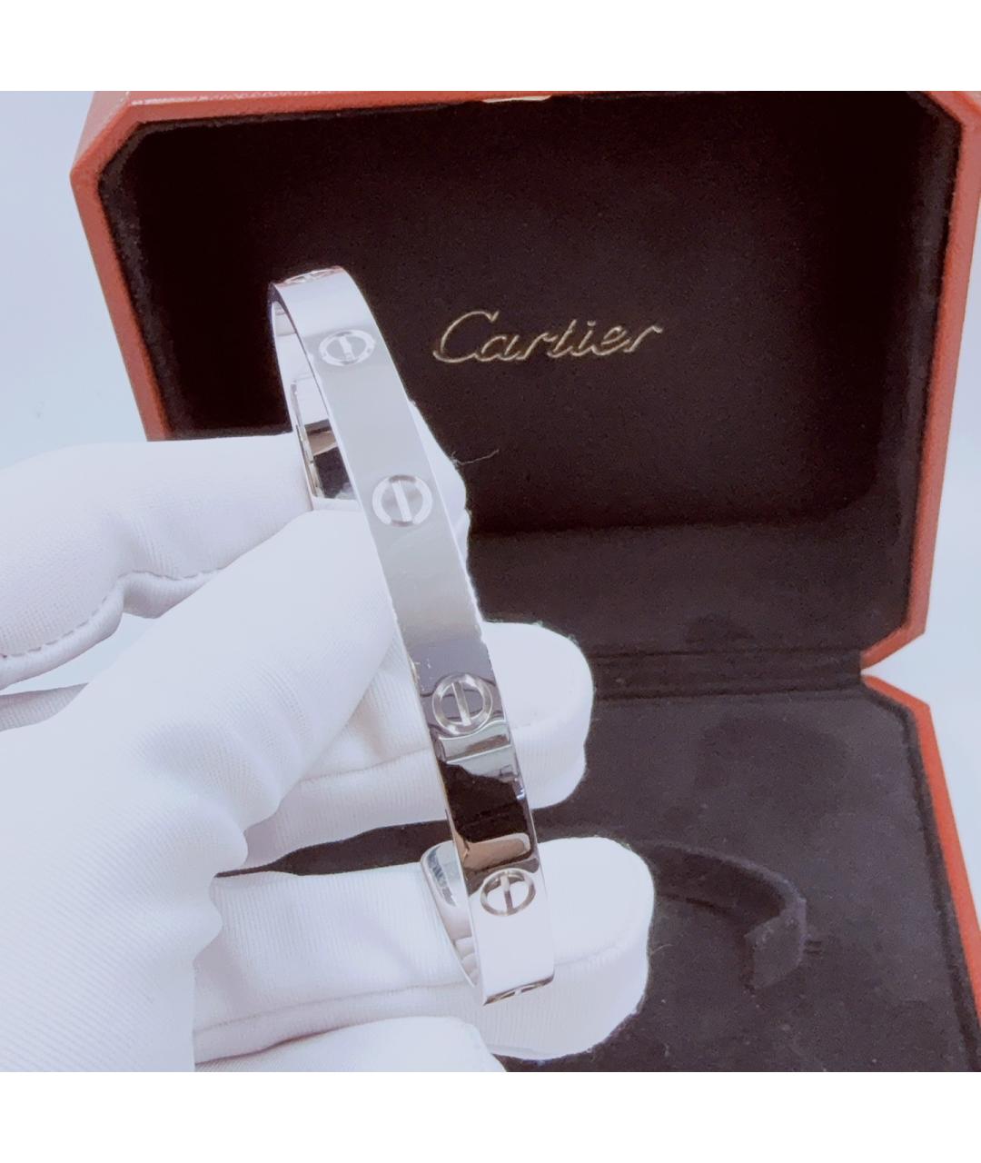 CARTIER Браслет из белого золота, фото 4
