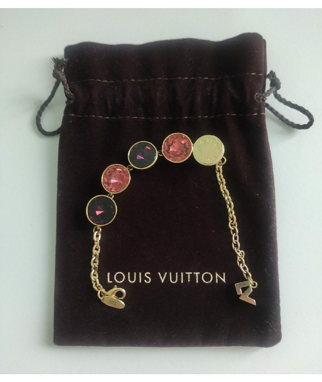 LOUIS VUITTON PRE-OWNED Золотой браслет из желтого золота, фото 3