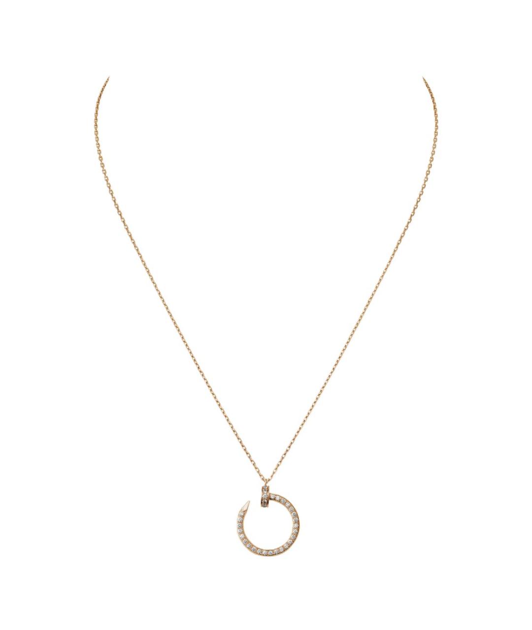 CARTIER Розовая подвеска из розового золота, фото 1