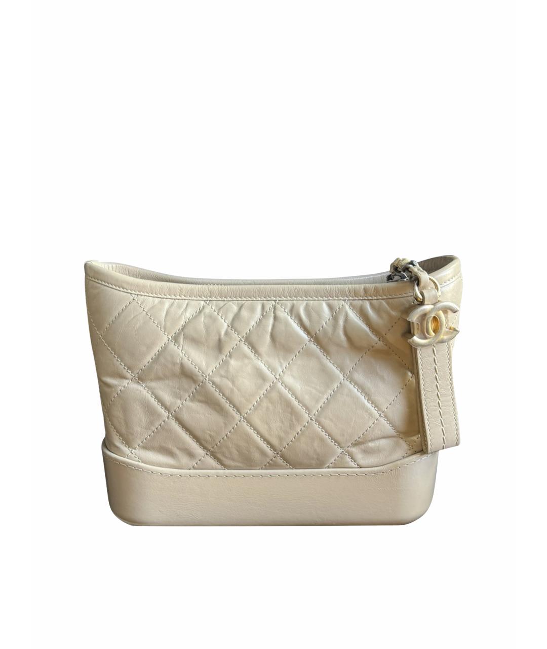 CHANEL Хаки кожаная сумка через плечо, фото 1