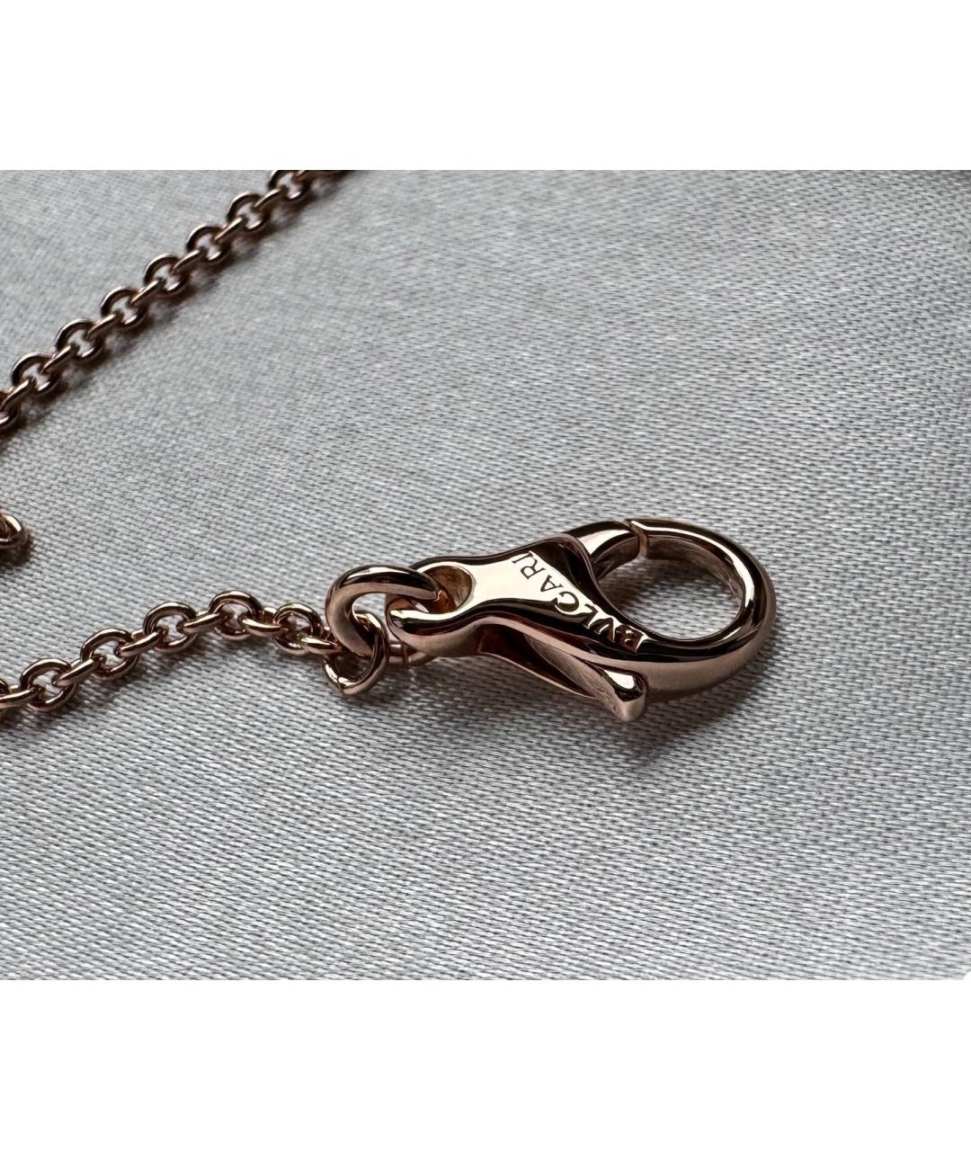 BVLGARI Розовое колье из розового золота, фото 5