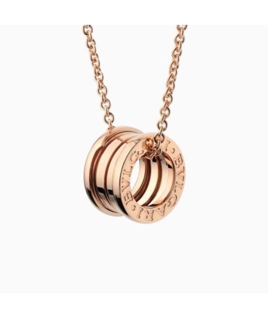BVLGARI Розовое колье из розового золота, фото 1