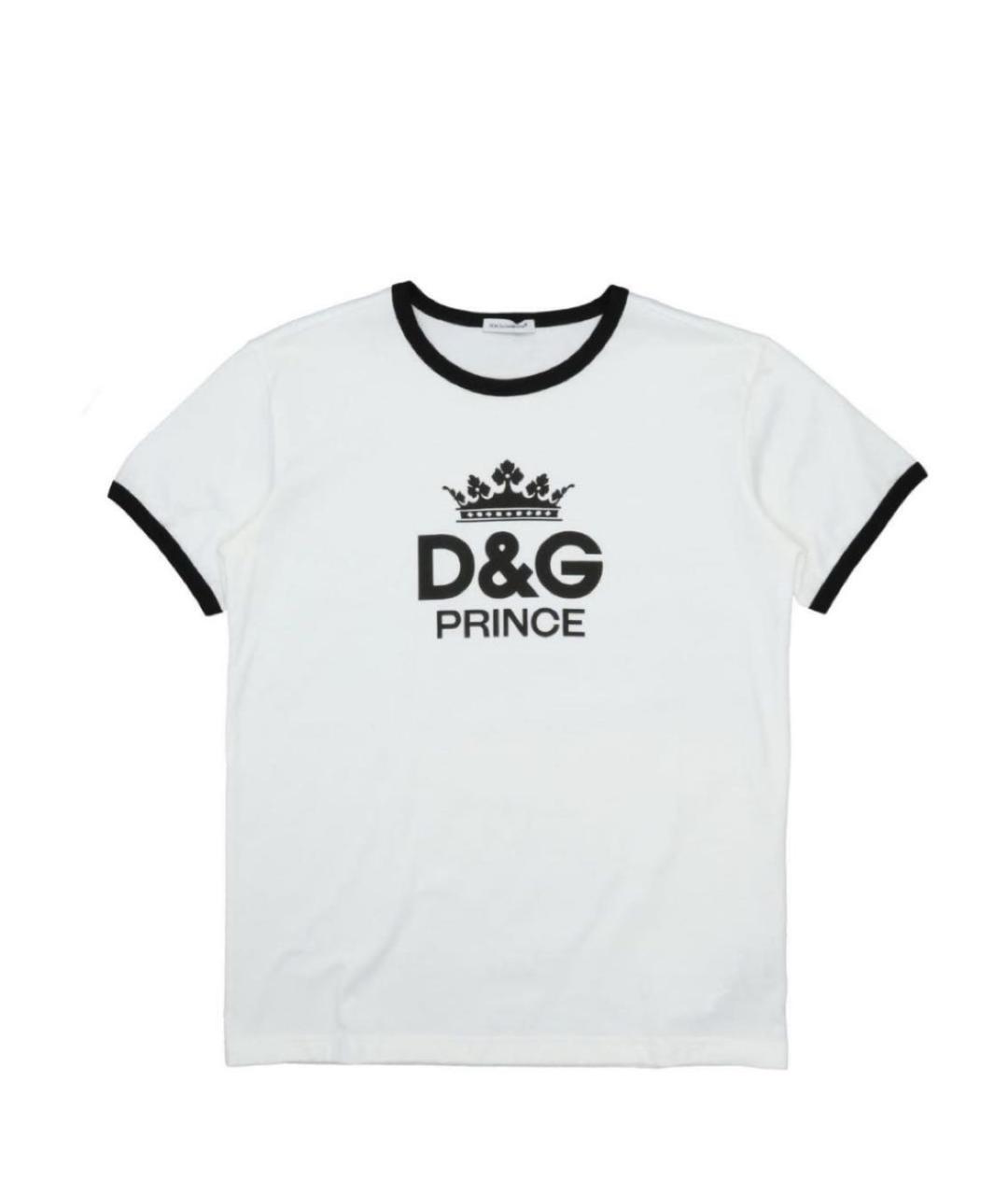 DOLCE & GABBANA KIDS Белый хлопковый детская футболка / топ, фото 1