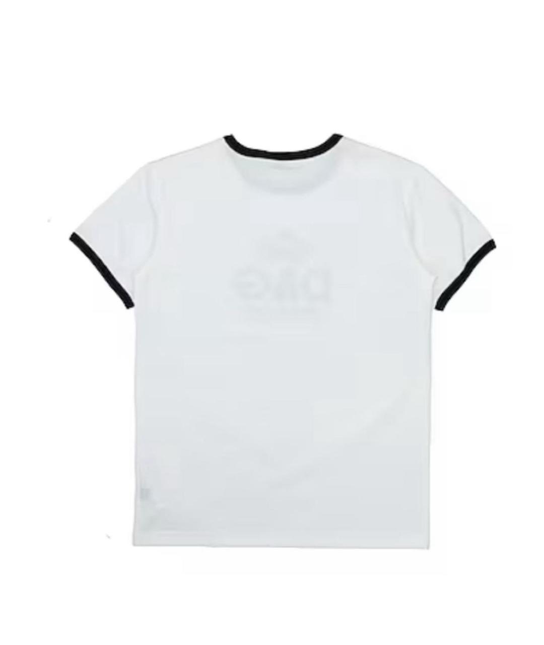 DOLCE & GABBANA KIDS Белый хлопковый детская футболка / топ, фото 2