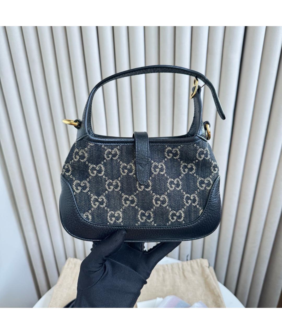 GUCCI Черная сумка через плечо, фото 4